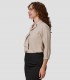 Blusa mujer Cuello Lazo Flavia Beige