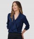 Blusa mujer Cuello Lazo Flavia Marino