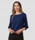 Blusa mujer manga rizada Rosanna Marino