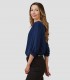 Blusa mujer manga rizada Rosanna Marino