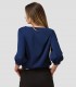 Blusa mujer manga rizada Rosanna Marino