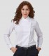 Camisa mujer cuello cocinero Angélica Blanco