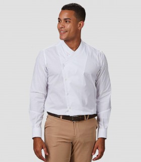 Camisa cuello cocinero Marcello Blanco
