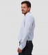 Camisa cuello cocinero Marcello Celeste