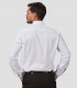 Camisa hombre cuello Mao Elastan Red Line Blanca