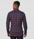 Camisa hombre Augusto Cuadro Marrón-Marino