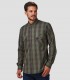 Camisa hombre Augusto Cuadro Verde-Caqui