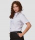 Camisa mujer MC  Elastan Red Line Blanca