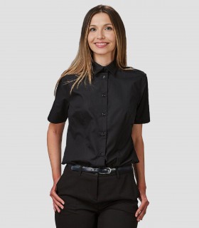 Camisa mujer MC Elastan Red Line Negra