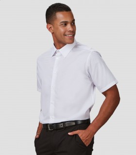 Camisa hombre M/C Elastan Red Line Blanca