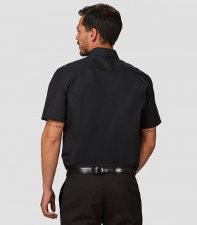 Camisa hombre MC Elastan Red Line Negra
