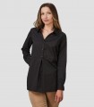 Camisa mujer Manga Roll Up Livia Negra