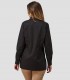 Camisa mujer Manga Roll Up Livia Negro
