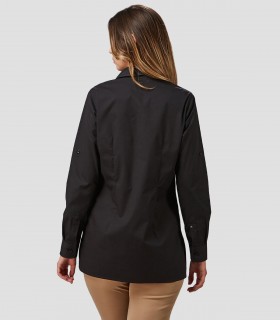Camisa mujer Manga Roll Up Livia Negro