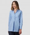 Camisa mujer Manga Roll Up Livia Celeste