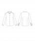 Camisa mujer cuello Mao Interlock Renata