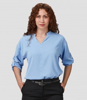 Blusa mujer manga Roll Up Micaela Celeste