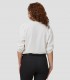 Blusa mujer manga Roll Up Micaela Blanca