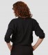 Blusa mujer manga Roll Up Micaela Negra