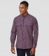Camisa hombre Slim Fit Cuadros Fausto Rojo