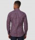 Camisa hombre Slim Fit Cuadros Fausto Rojo