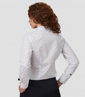 Camisa mujer cuello Mao Ginevra
