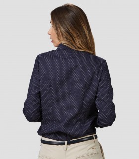 Camisa mujer cuello Mao Teresa