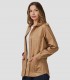 Camisa unisex manga Roll Up Michele Camel