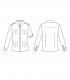 Camisa unisex manga Roll Up Michele
