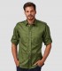 Camisa unisex manga Roll Up Michele Caqui