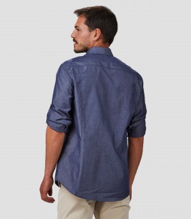 Camisa hombre Slim Fit Cremalleras Fabio