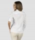 Guayabera mujer Cuello Mao Isabela Blanca