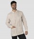 Guayabera hombre Cuello camisero Salomón Beige