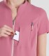 Casaca mujer elástica cremallera Rosa