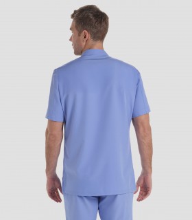 Casaca unisex elástica cremallera Azul