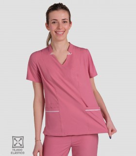 Casaca sanidad mujer elástica Rosa
