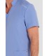 Casaca sanidad unisex elástica Azul celeste