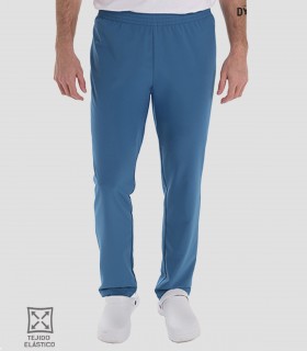 Pantalón sanitario elástico Petróleo sin bolsillos