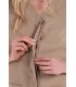 Casaca sanitaria mujer Trabillas Raso Beige