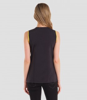 Casaca mujer Microfibra elástica sin mangas Limones