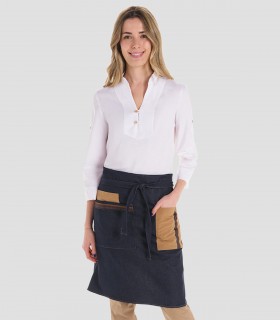 Delantal Tejano 2x1 peto y corto para camarero