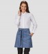 Delantal corto Remaches Sarga reciclada Azulina para camarero