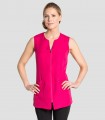 Casaca Laboral sin mangas Fucsia