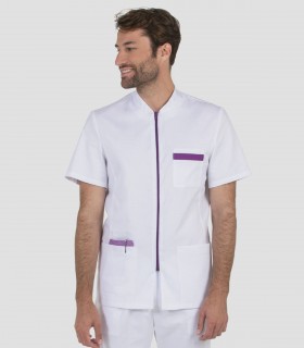 Casaca sanitaria Contraste Morado