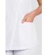 Chaqueta sanitaria costadillo Cool Dry Blanca