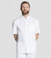 Chaqueta caballero cuello tirilla Blanca