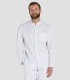 Chaqueta caballero cuello tirilla Blanca Manga larga
