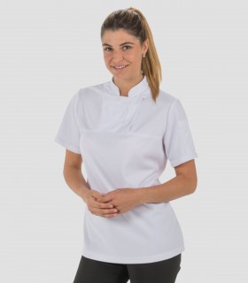 Camiseta mujer hostelería Fusión Blanca