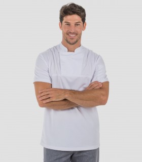 Camiseta hombre hostelería Fusión Blanca