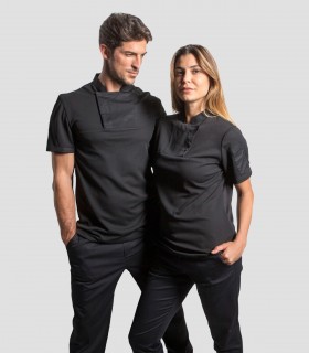 Camiseta hombre hostelería Fusión Negra